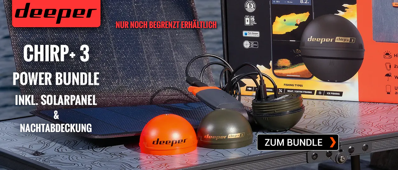 Deeper Chirp+ 3 inkl. Solarpanel