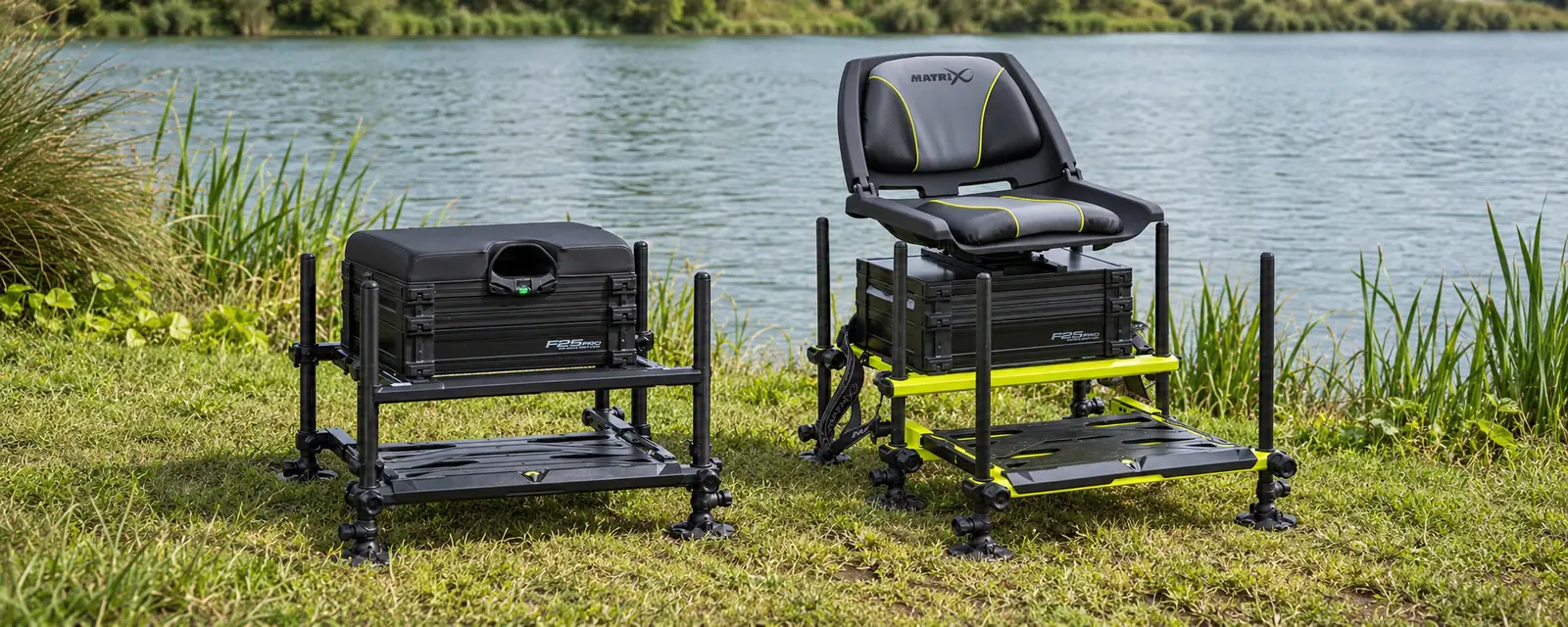 Matrix Black Edition & Swivel Lime Edition am Seeufer