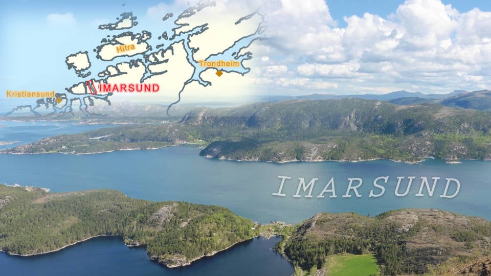 Imarsund zwischen Trondheim und Kristiansund