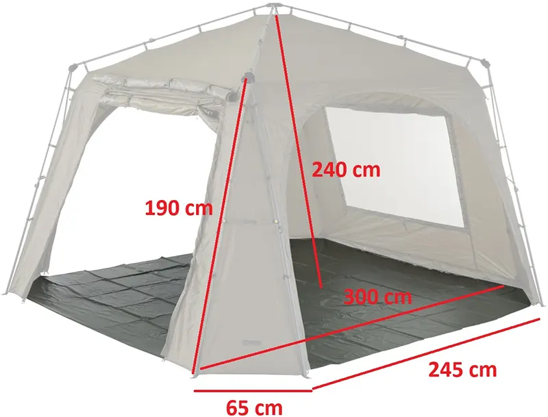 Abmessung Base Shelter XL