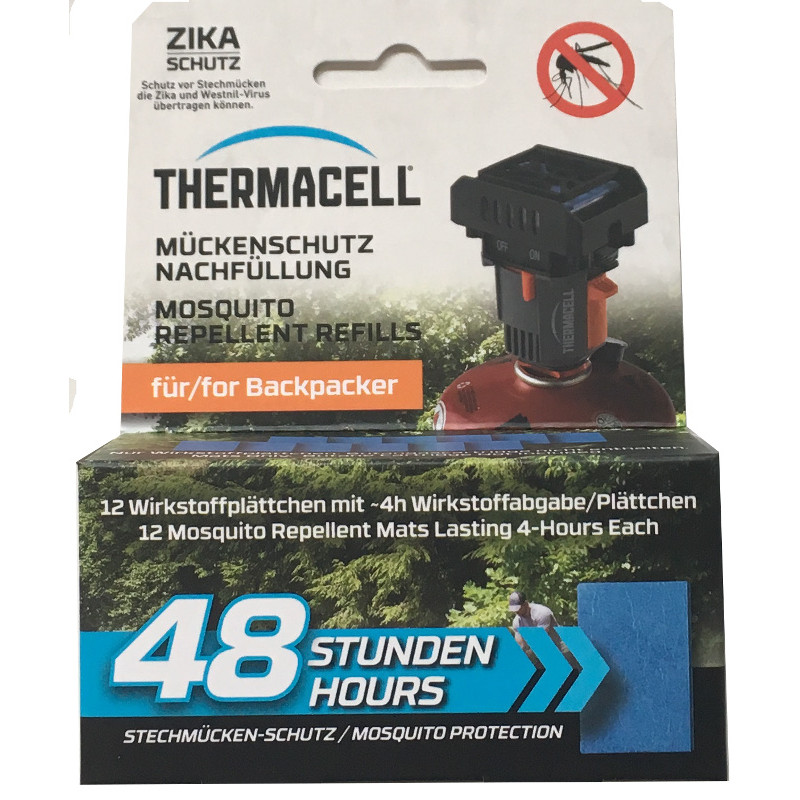 ASMC Thermacell Insektenschutz Nachfüllpack Backpacker M-48 48 Std. 