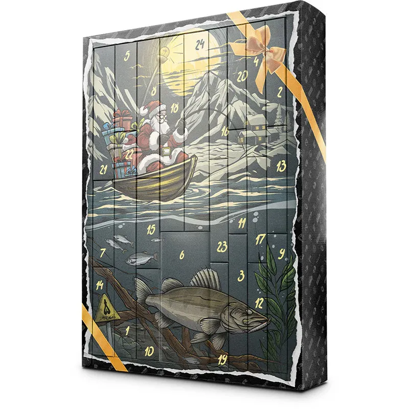 Paradox Fishing Raubfisch Angel-Adventskalender 2025 | 24 Türchen Mit Ködern & Zubehör | Für Barsch, Hecht & Zander