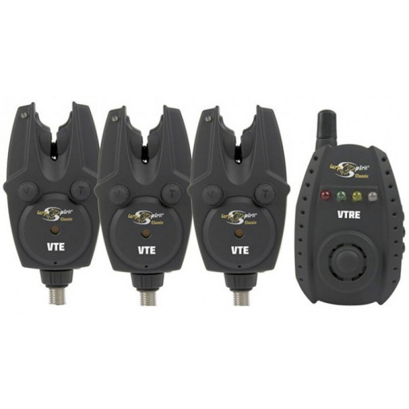 Carp Spirit VTE Funkbissanzeiger 3+1 Set Carp Spirit VTE Funkbissanzeiger 3+1 Set