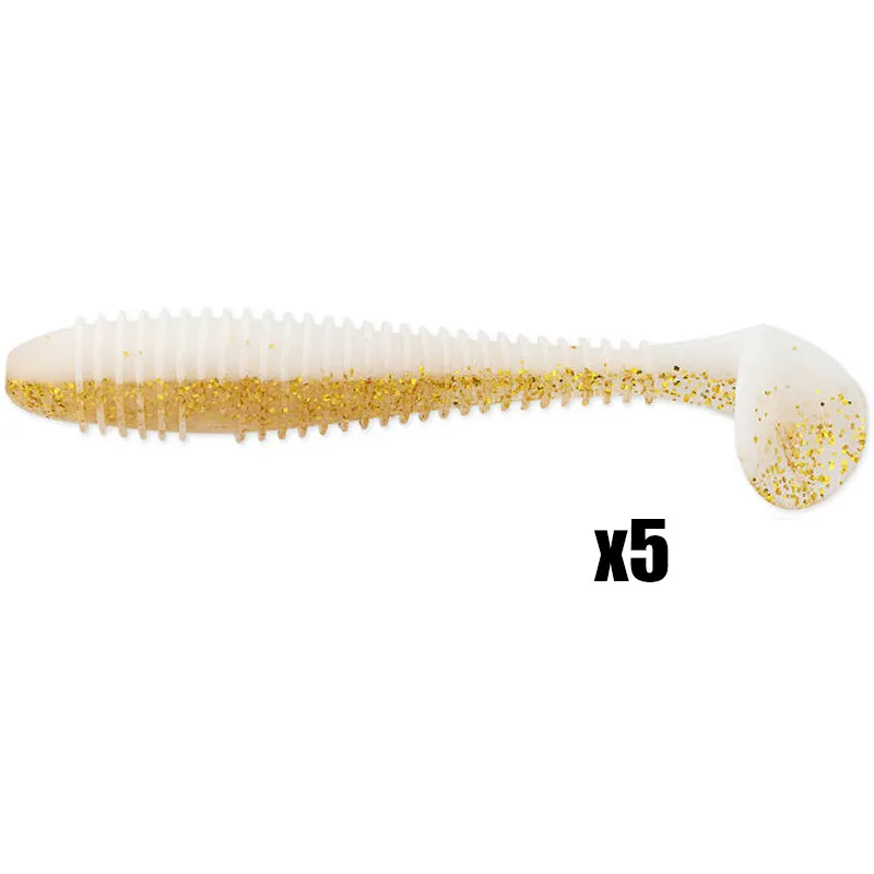 Keitech FAT Swing Impact 4,8 Inch White Gold, Angelladen für Profis ...