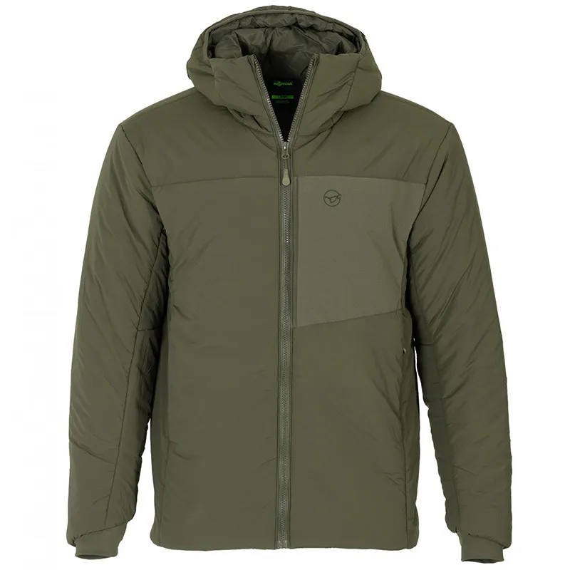 Korda Insulated Hooded Jacket Dark Olive GroBe M Angelshop fur Profis KL Angelsport