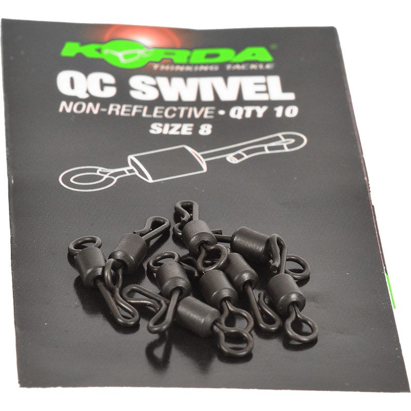 Korda Quick Change Ring Swivel Size 8 KQR8