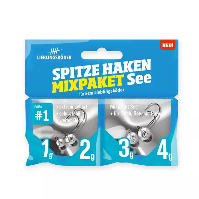 Lieblingsköder Spitze Haken #1 - Mixpaket See