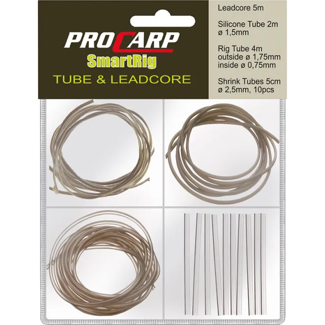 Pro Carp SmartRig Tube & Leadcore Sortiment - Sand