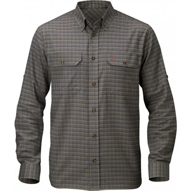 Fjäll Räven Forest Flannel Shirt - Dark Grey - S