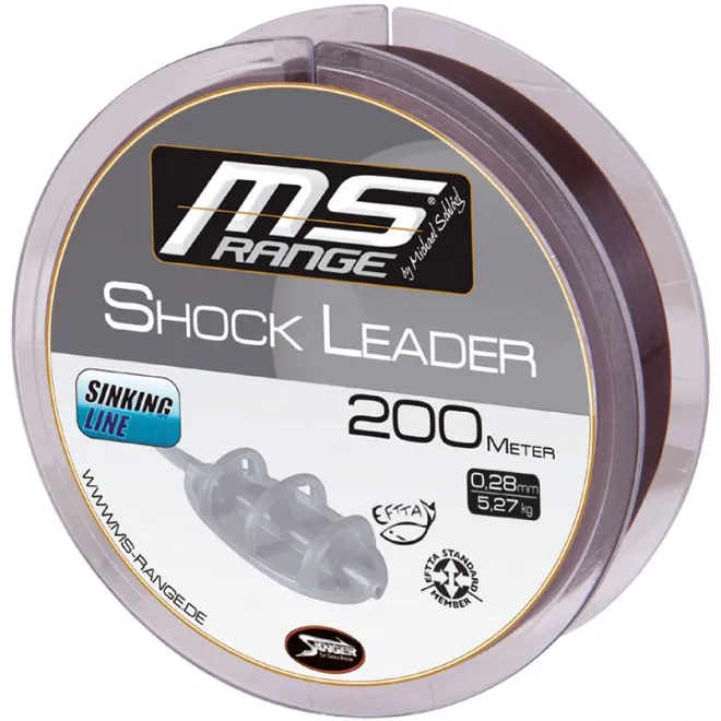 MS-Range Shock Leader 200 m - 0,25 mm - 4,44 kg