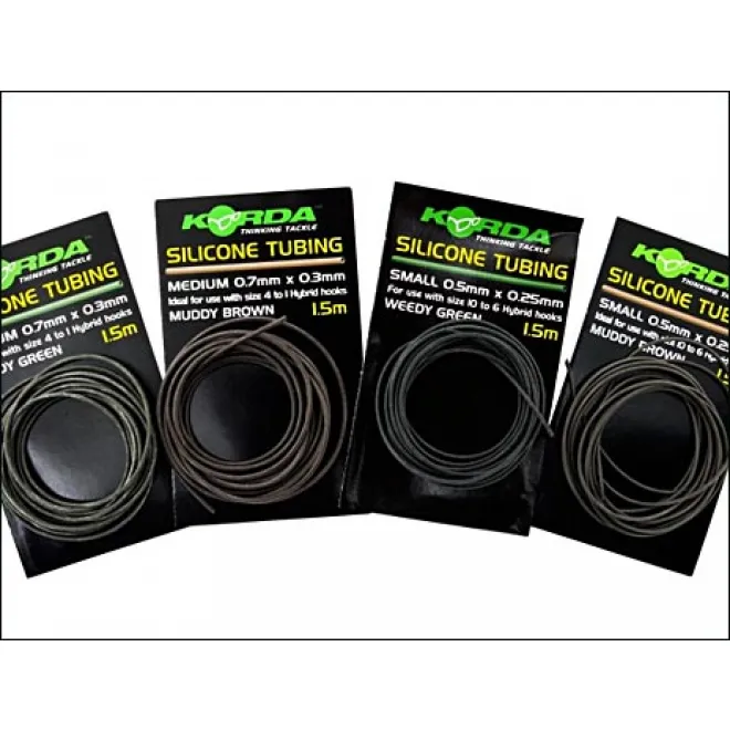 Korda Silicone Tube 0,75 mm - Grün