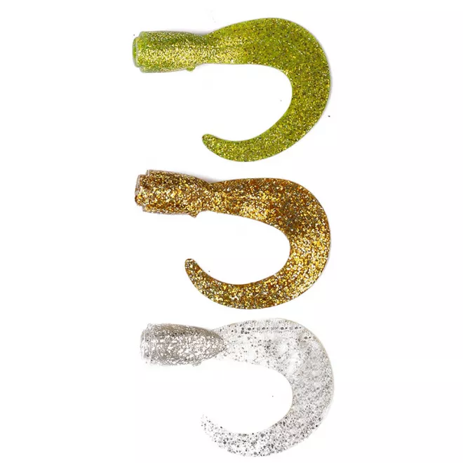 Savage Gear Provocation Tails 25 cm - Gold Silver Chart