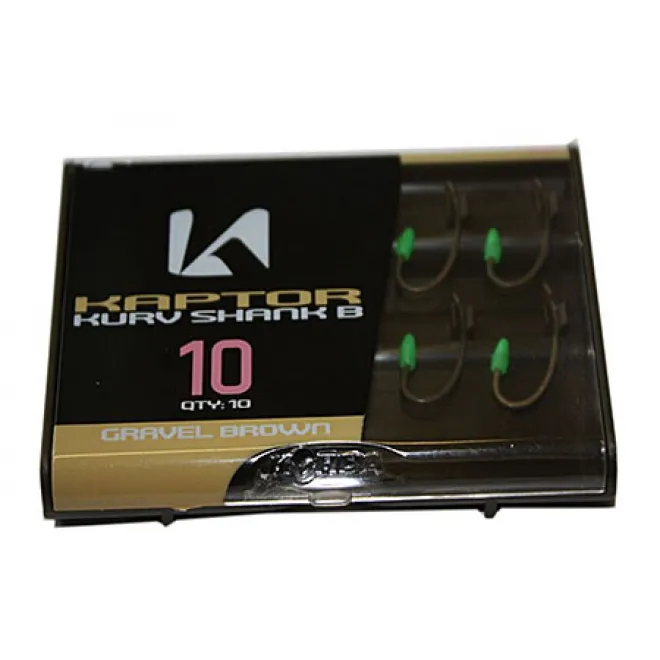 Korda Kaptor Kurv Shank Barbless - Weed - 10