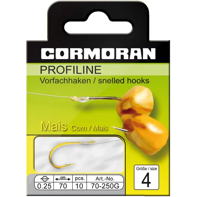 Cormoran Profiline Vorfach mit Maishaken 250 G - Gr 8 - 0,20 mm