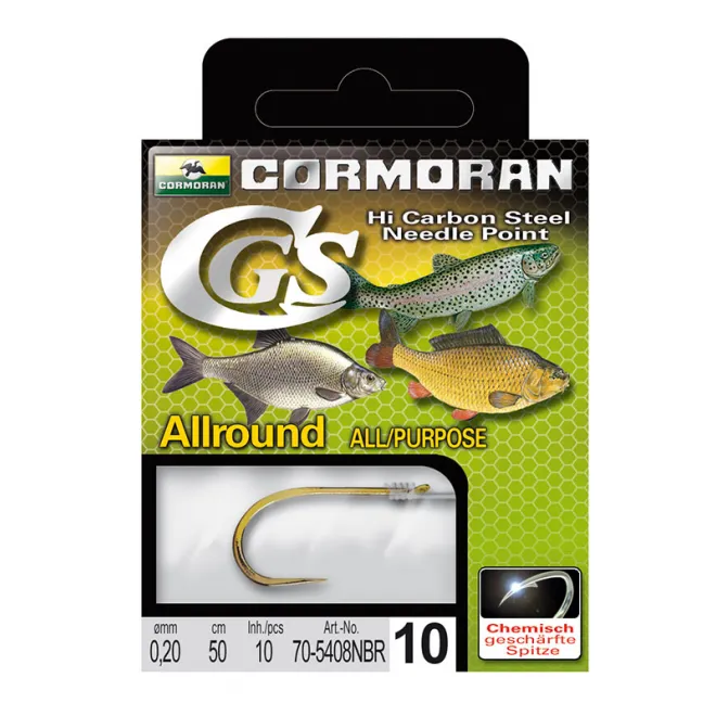 Cormoran CGS Vorfach mit Schonhaken 5408 NBR - Gr 16 - 0,16 mm