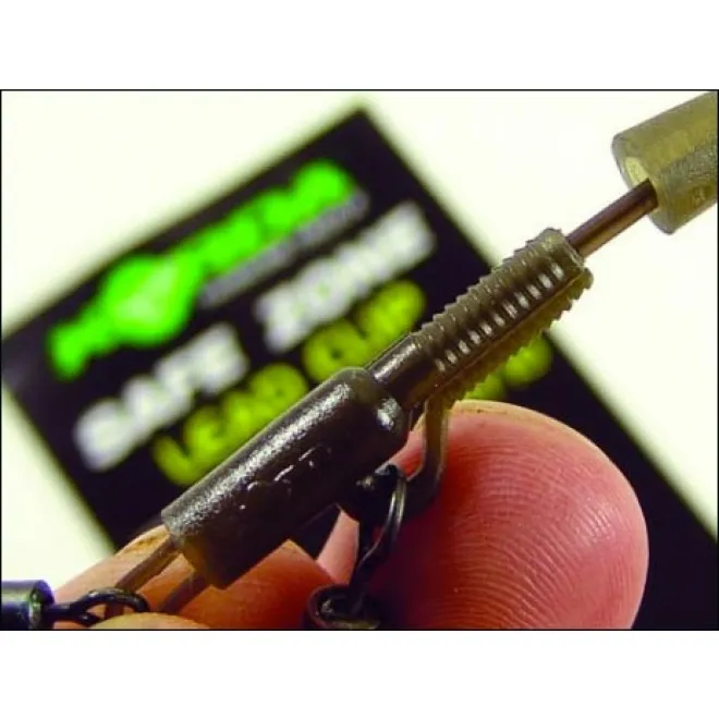 Korda Safe Zone Lead Clips - Weed