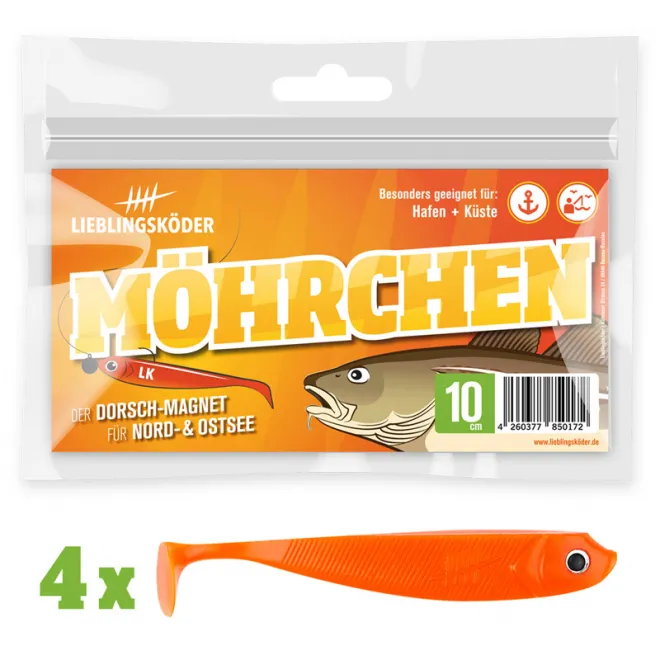 Lieblingsköder 10 cm - Möhrchen