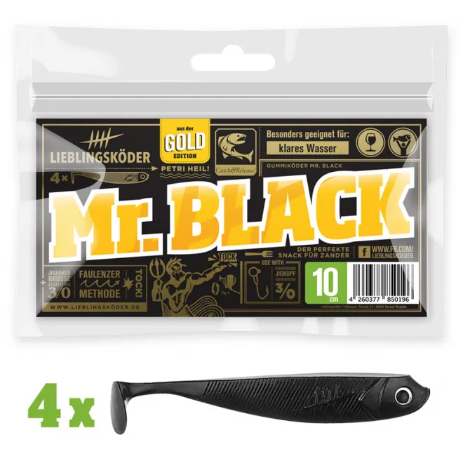 Lieblingsköder 10 cm - Mr. Black