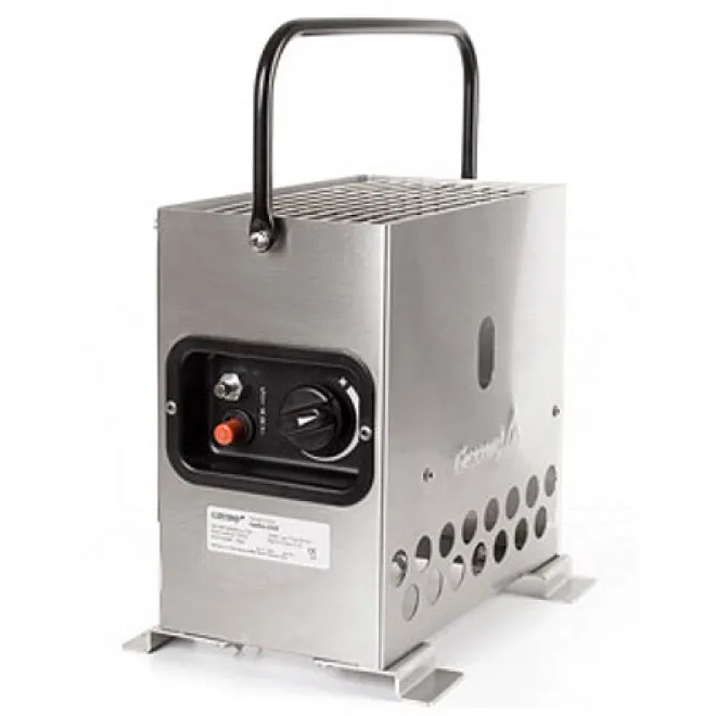 Gazcamp HeatBox 2000 Edelstahl - Zeltheizung