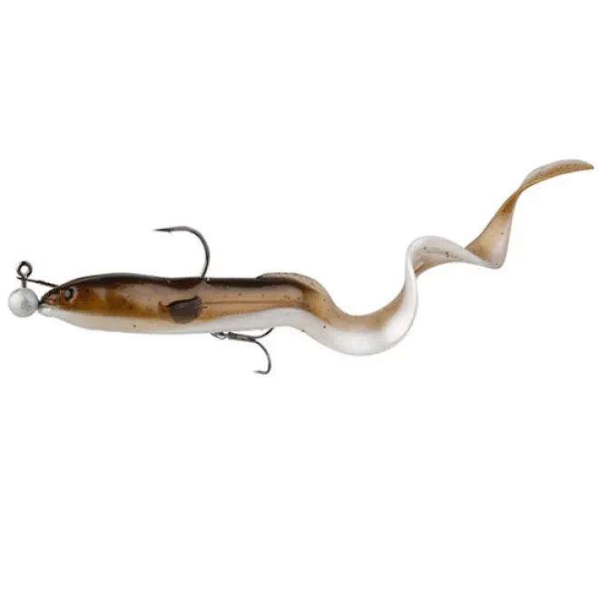 Savage Gear Real Eel 40 cm künstlicher Aal mit Jig und Stinger NEU OVP