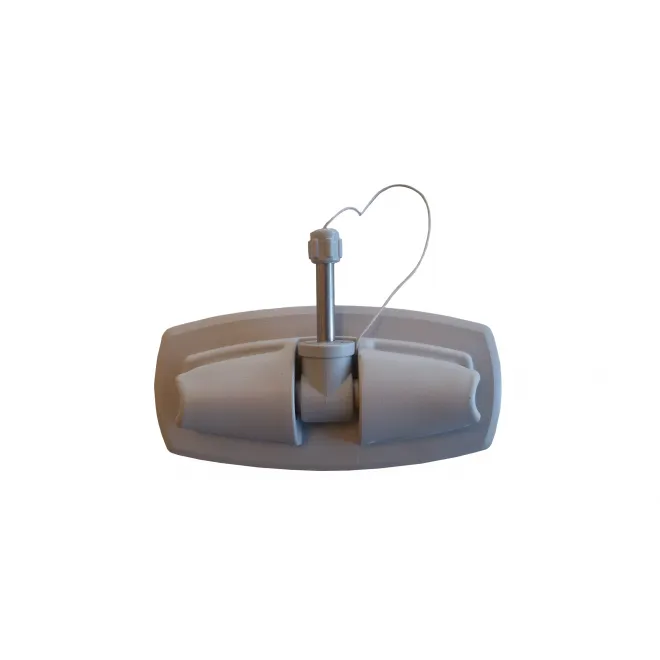 Allroundmarin Ruderbasis mit Dorn GRAU