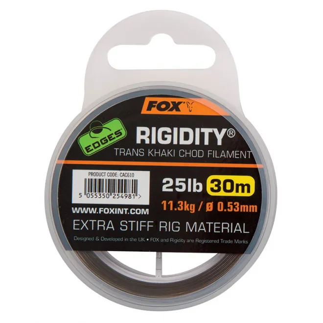 FOX Edges Rigidity Trans Khaki - 30 lb / 0,57 mm