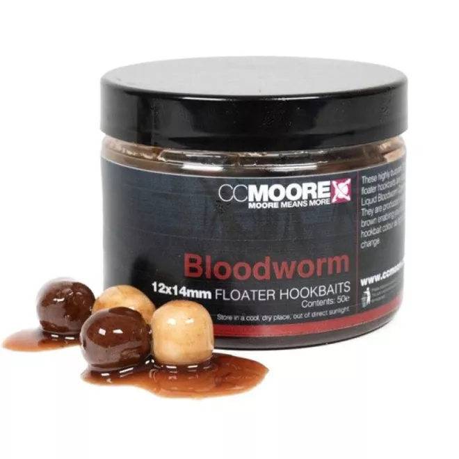 CCMoore Bloodworm Floater Hookbaits 12x14 mm