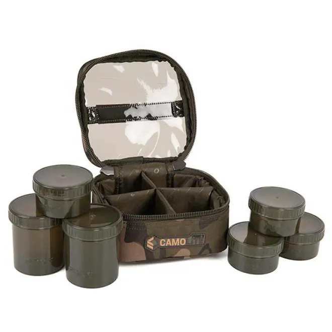 FOX Camolite 6 Pot Hookbait Case