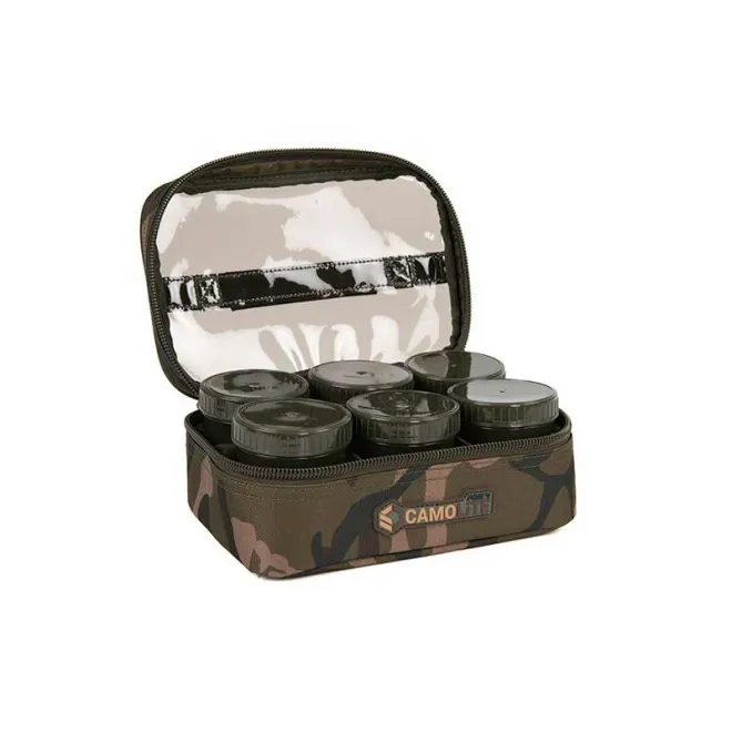 FOX Camolite 8 Pot Hookbait Case