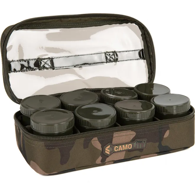 FOX Camolite 12 Pot Hookbait Case