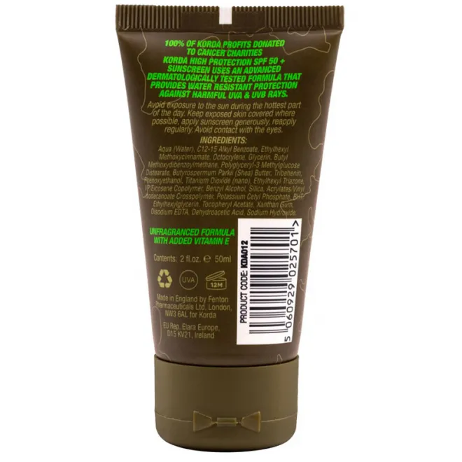 Korda Sun Screen SPF50 50 ml