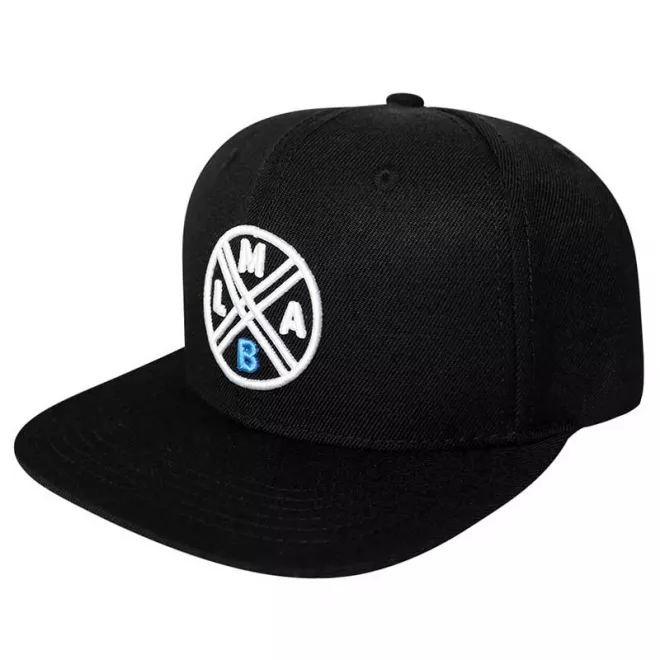 #LMAB Snapback Cap "LMAB" Logo Black