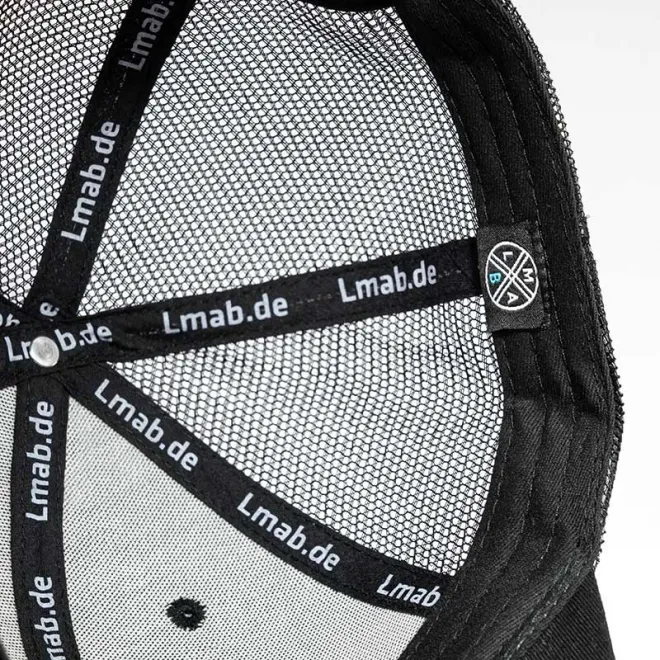 #LMAB Trucker Cap Logo Black White