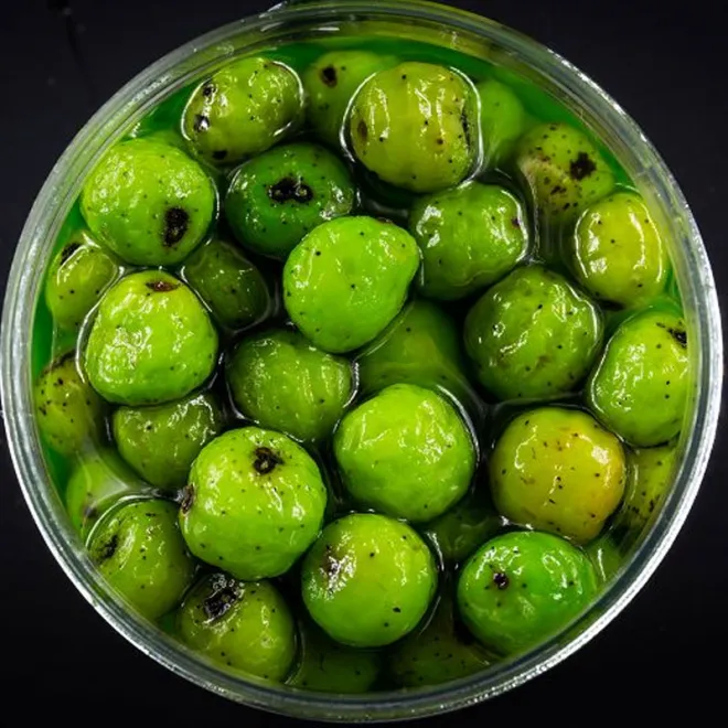 My-Baits RainbowSix Fluoro Tiger Nuts Holy Crab Grün