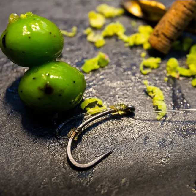 My-Baits RainbowSix Fluoro Tiger Nuts Holy Crab Grün