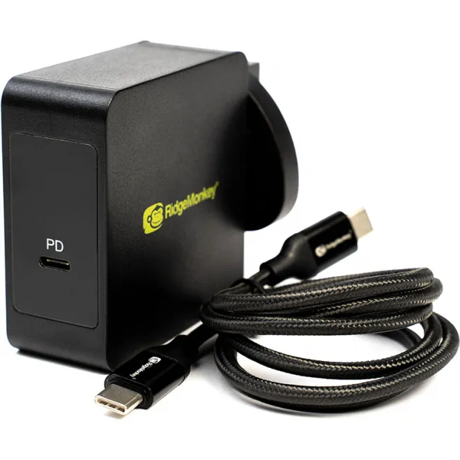RidgeMonkey Vault 30W USB-C Power Delivery AC Mains Adapter
