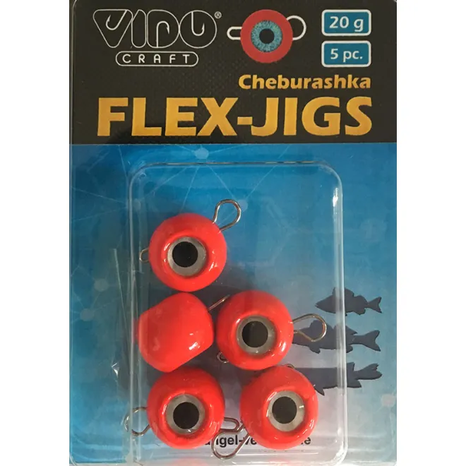 Seox Flexjig Mit Augen - Rot - 20 g