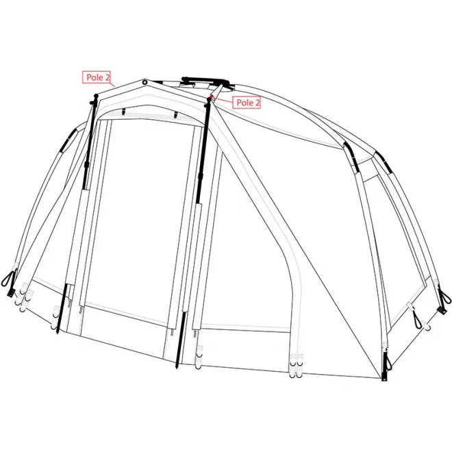 Trakker Tempest Brolly Advanced 100 Pole 2