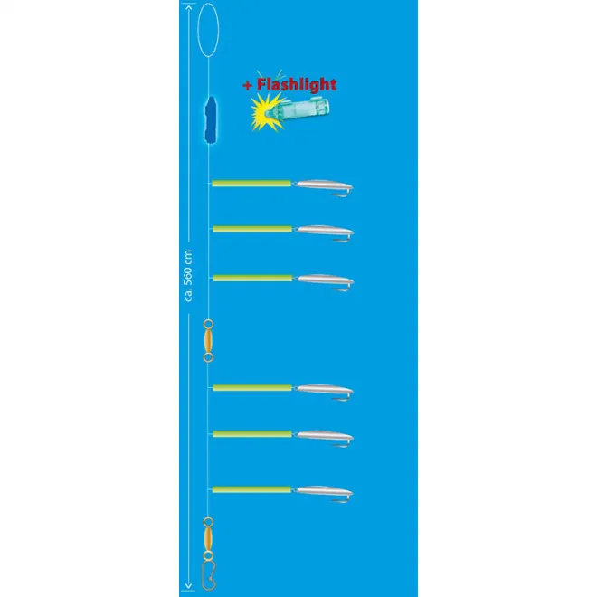 Aquantic Rotbarsch Rig Flashlight