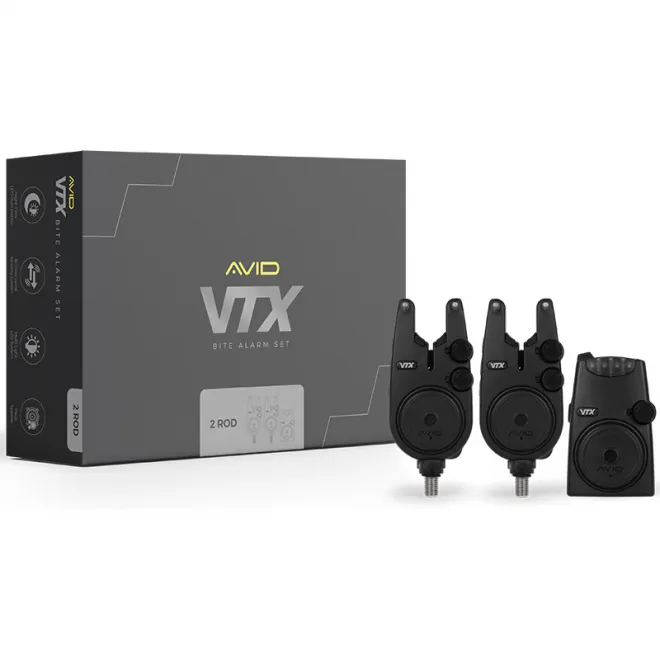 Avid Carp VTX Bite Alarm Set 2+1