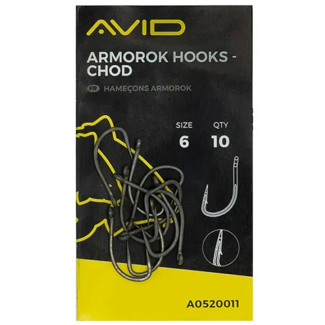 Avid Carp Armorok Hooks - Chod Size 6