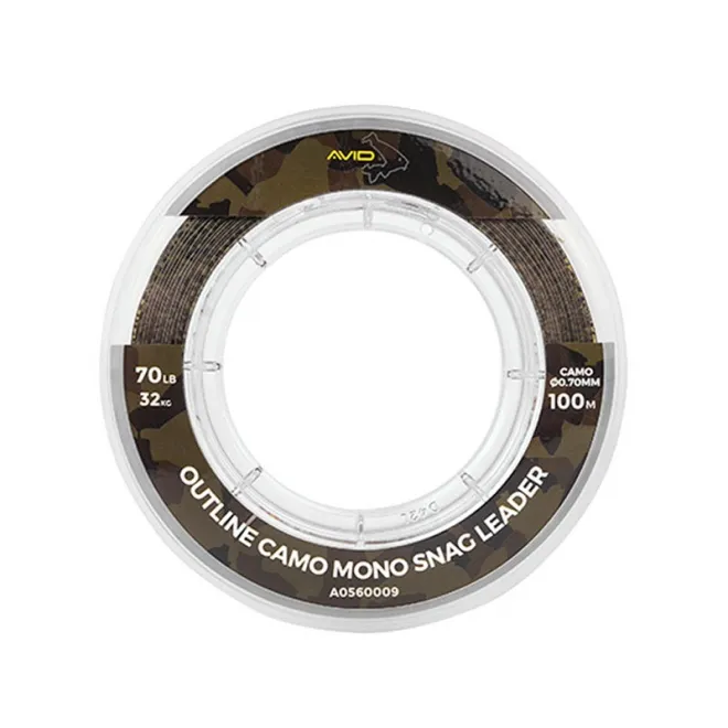 Avid Carp Outline Camo Mono Snag Leader 0,70 mm 100 m