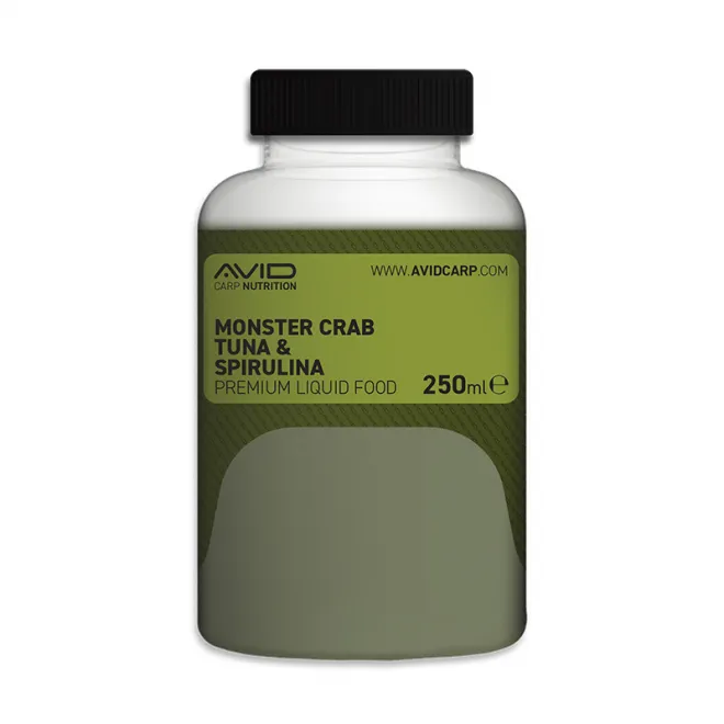 Avid Carp Monster Crab-Tuna & Spirulina Liquid Food 250 ml