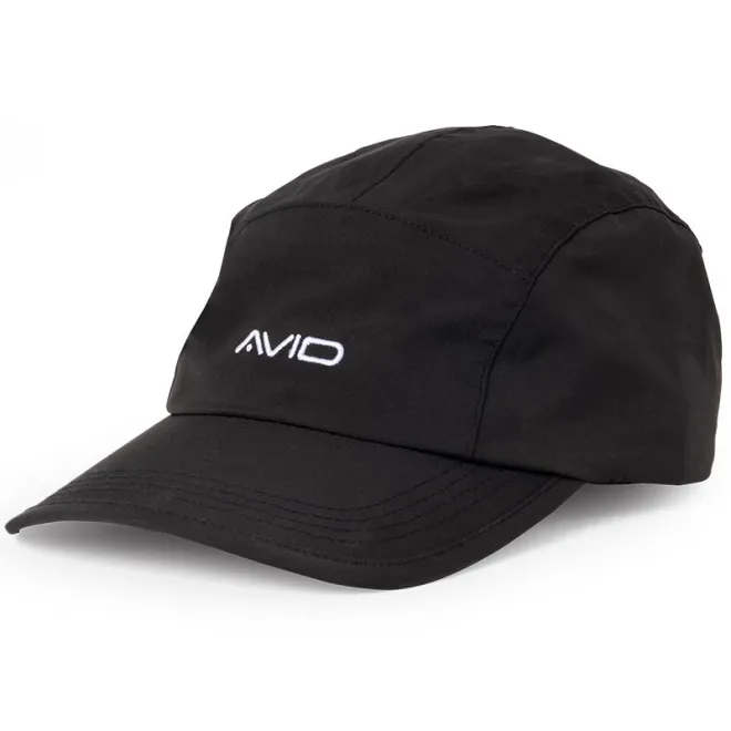 Avid Carp Stealth Black Waterproof 5-Panel Cap