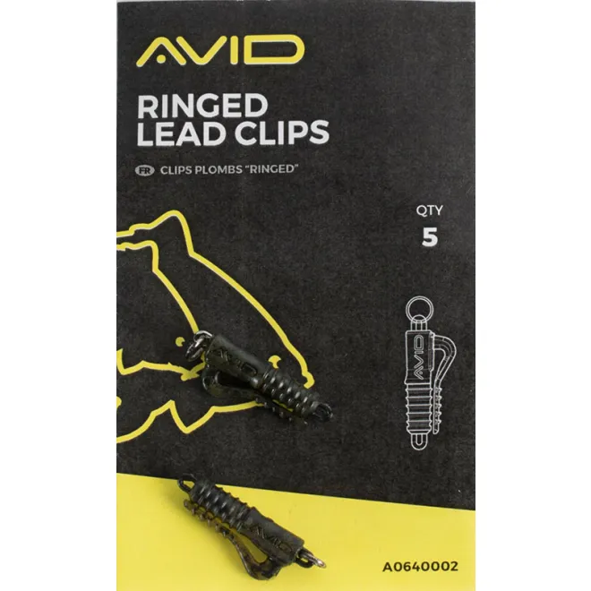 Avid Carp Outline Ringed Lead Clips