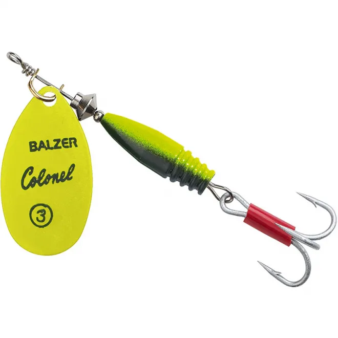 Balzer Colonel Metallica Spinner Fluo Gelb 5 g