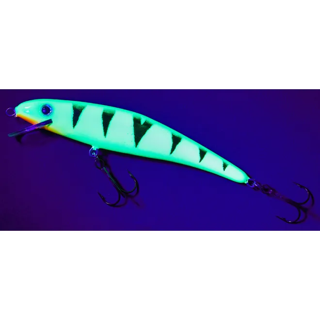 Balzer MK UV Booster Shallow Runner 12 cm Green Fire Tiger