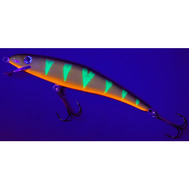 Balzer MK UV Booster Shallow Runner 9 cm Orange Fire Tiger