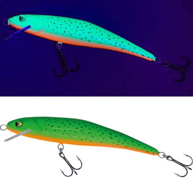 Balzer MK Adventure UV Booster 2.0 - 11 cm Green Tomato