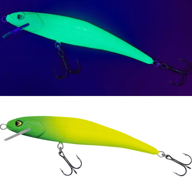 Balzer MK Adventure UV Booster 2.0 - 9 cm Lime Chartreuse